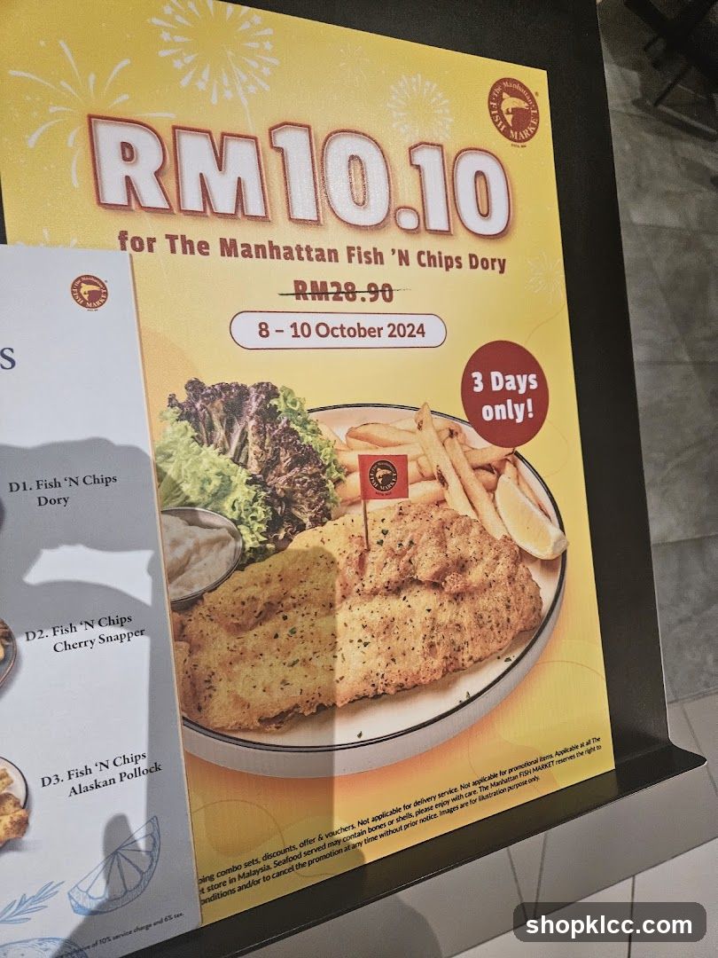 The Manhattan Fish 'N Chips Dory Promotion