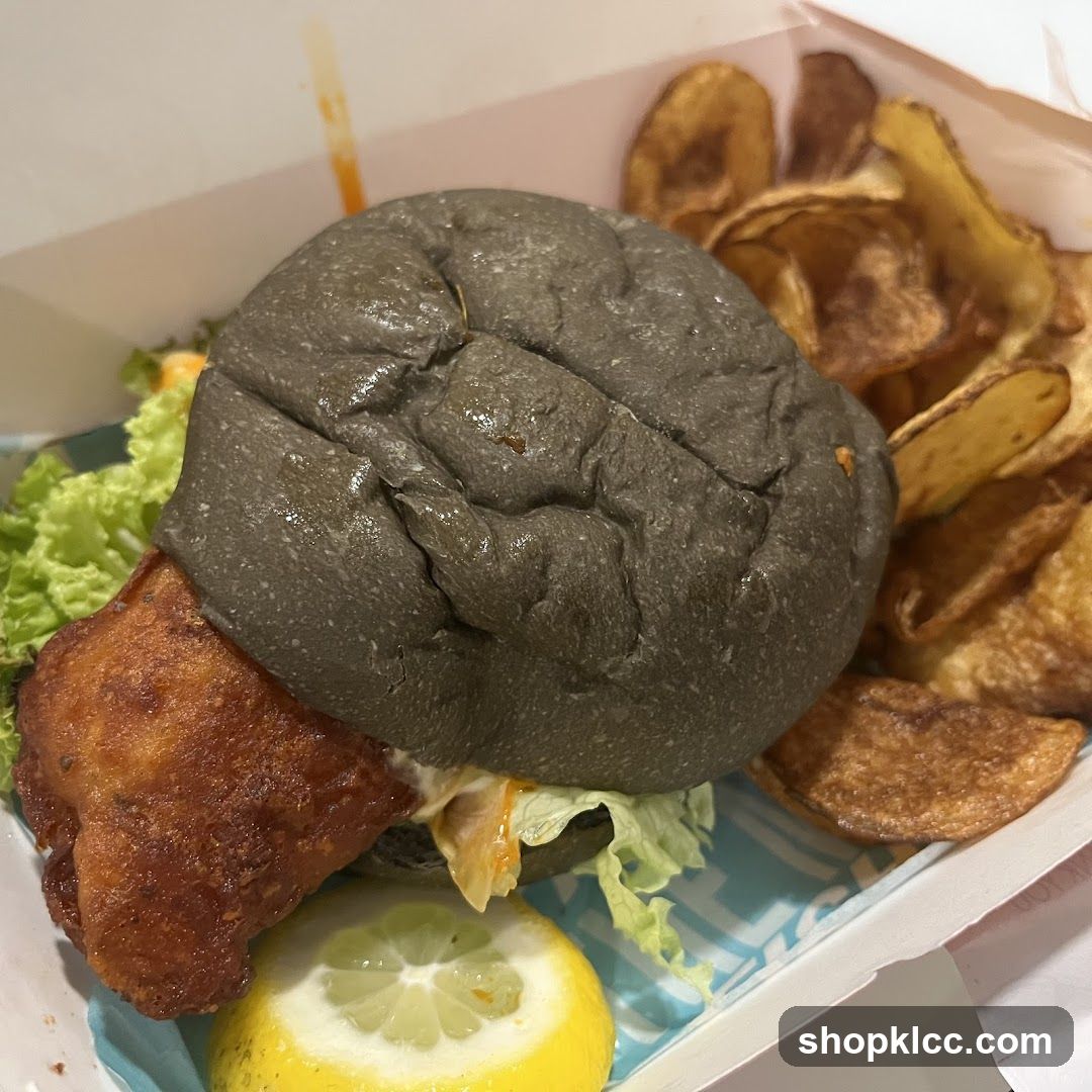 Burger and Chips