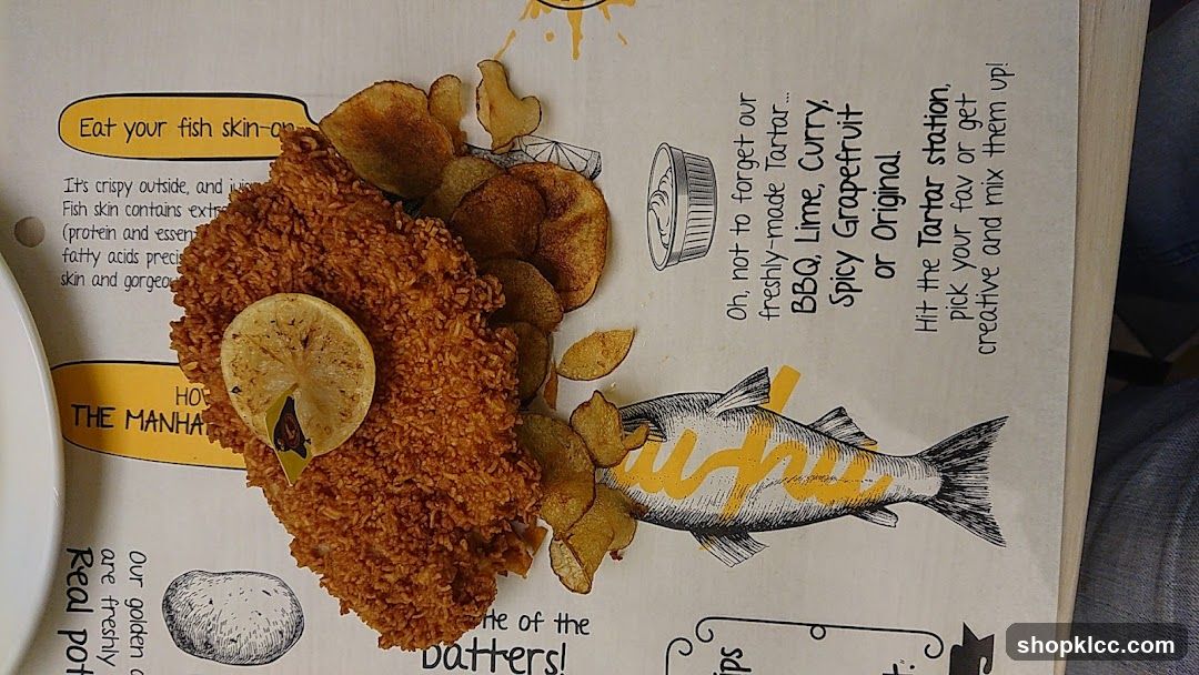Fish and Chips Menu