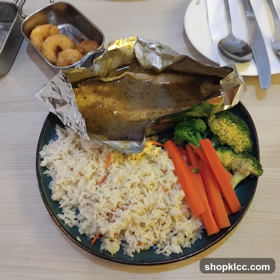 Fish Dish with Rice and Vegetables