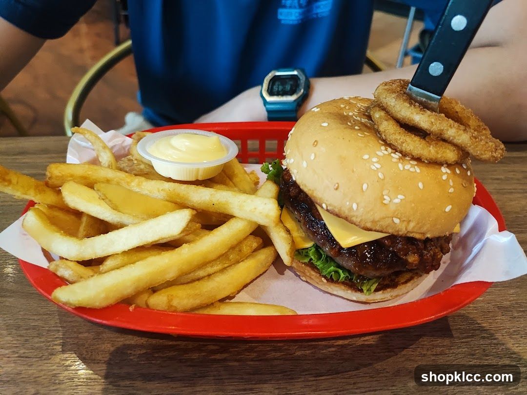 Burger and Fries