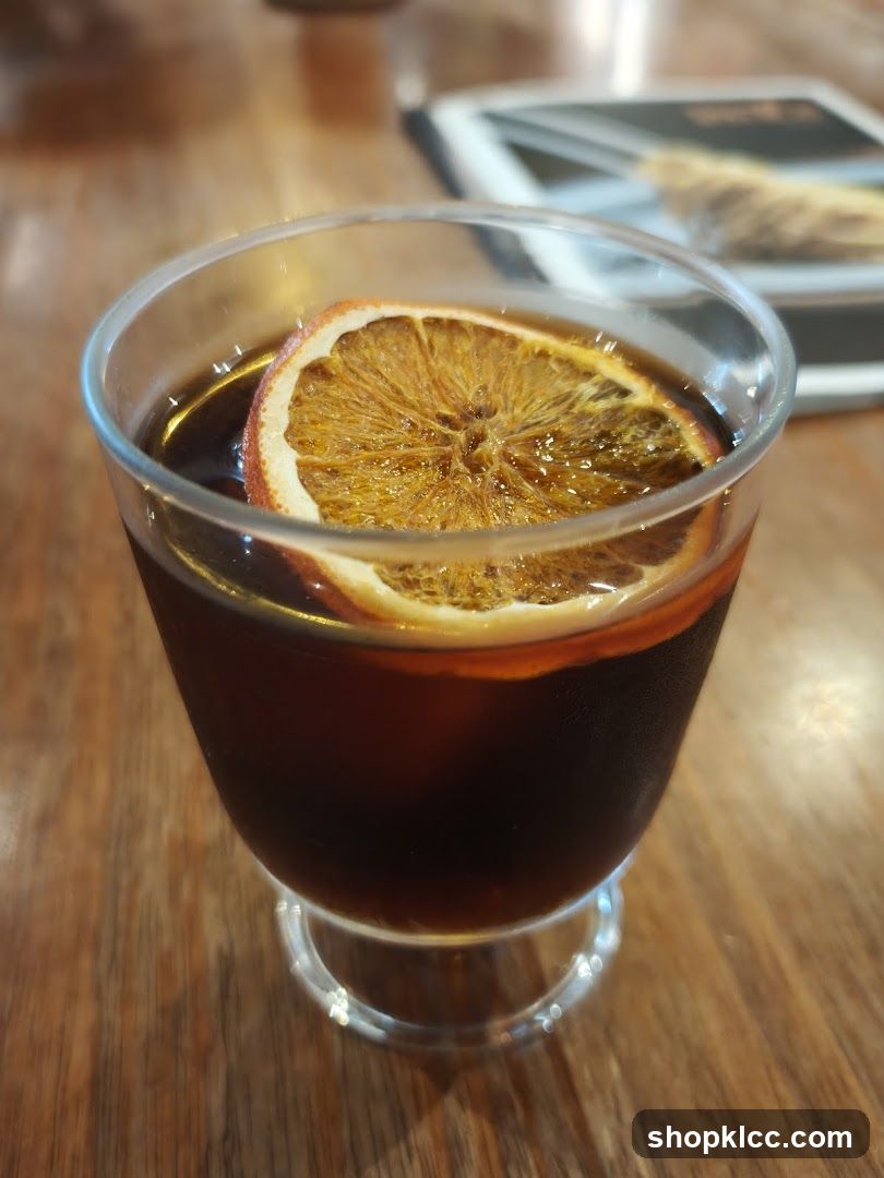 Coffee with Orange Slice