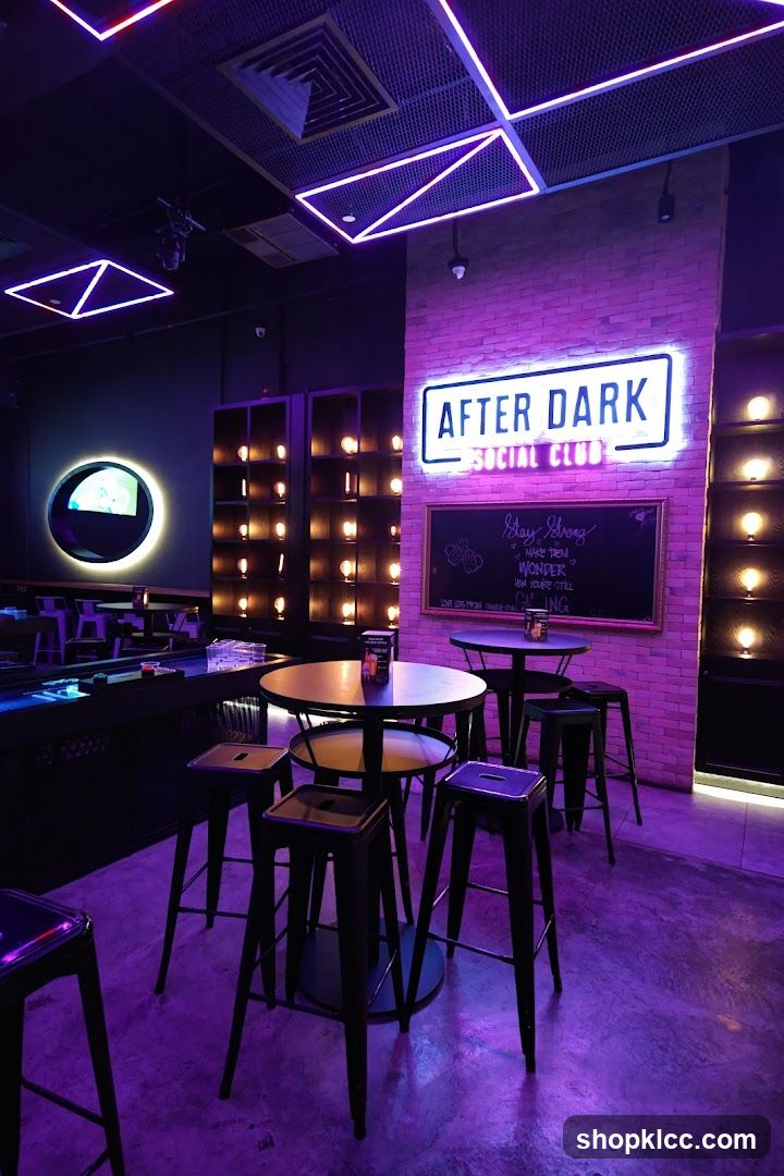 Interior of a social club
