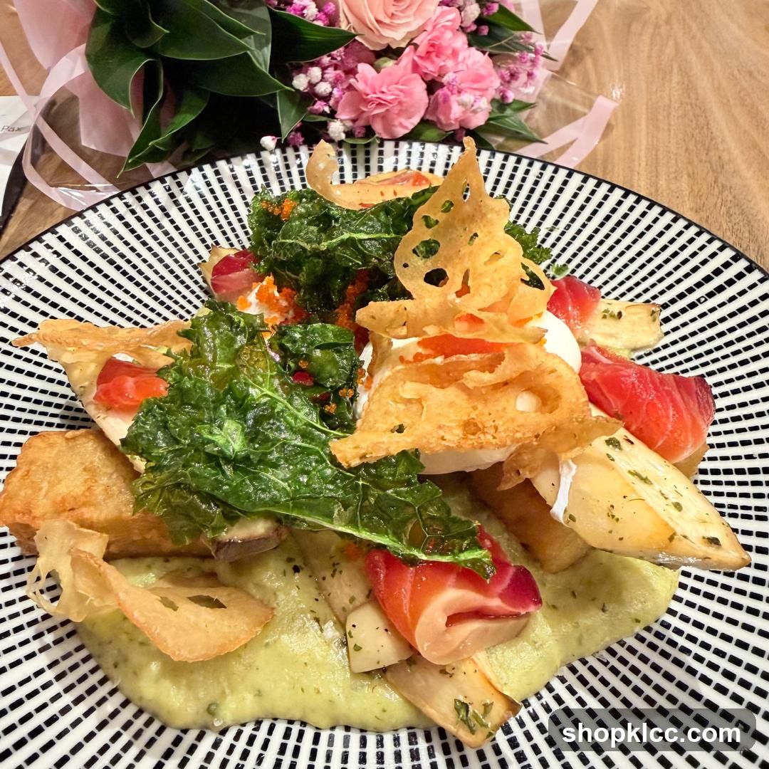 Salmon and Kale Dish