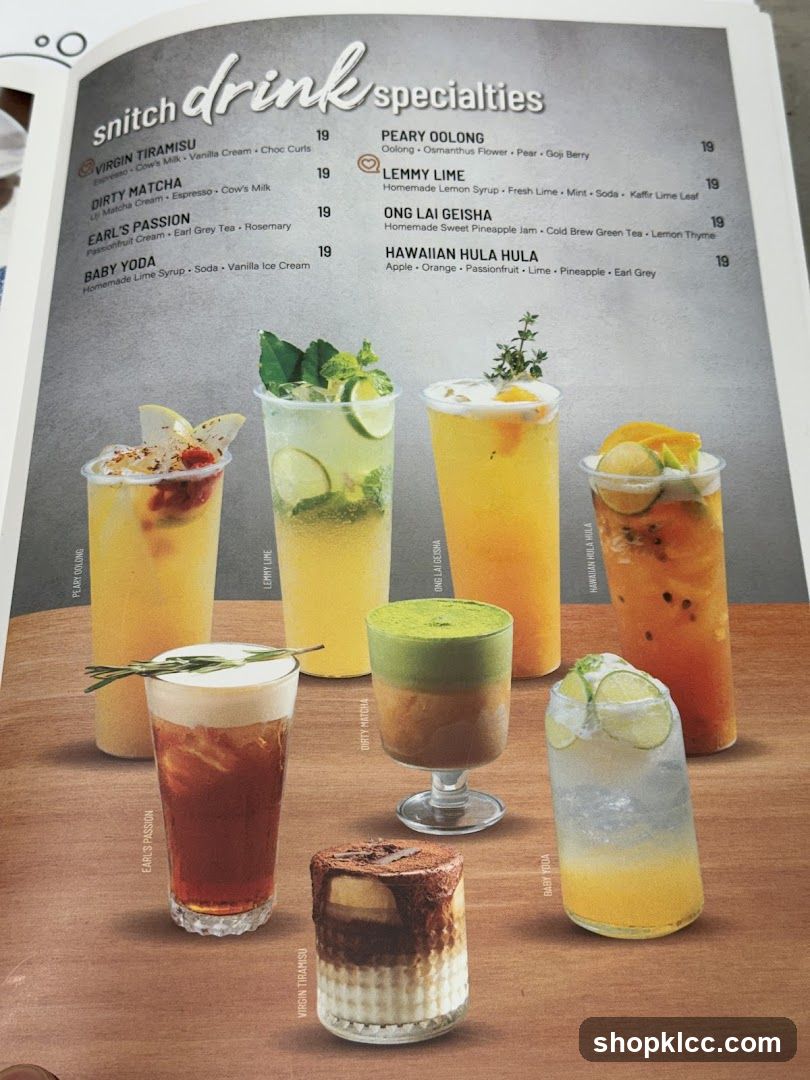 Snitch Drink Specialties