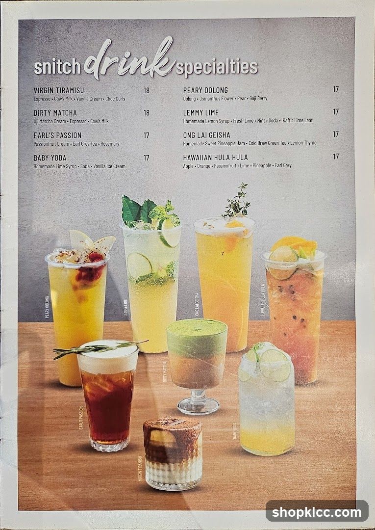 Snitch Drink Specialties