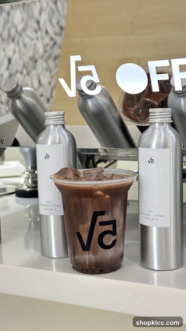 Coffee Drink with Branded Bottles