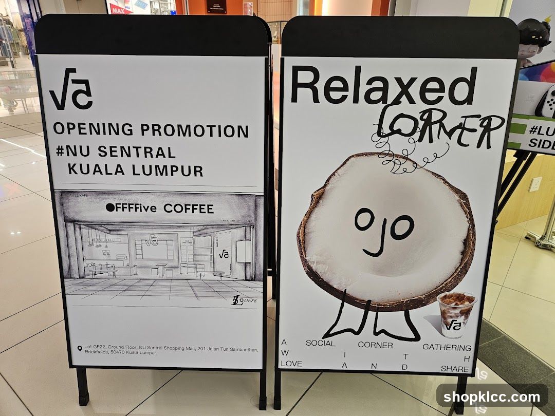 Opening Promotion Sign