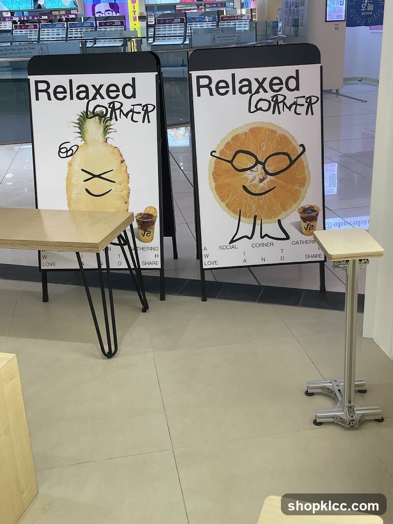 Relaxed Corner Advertisements