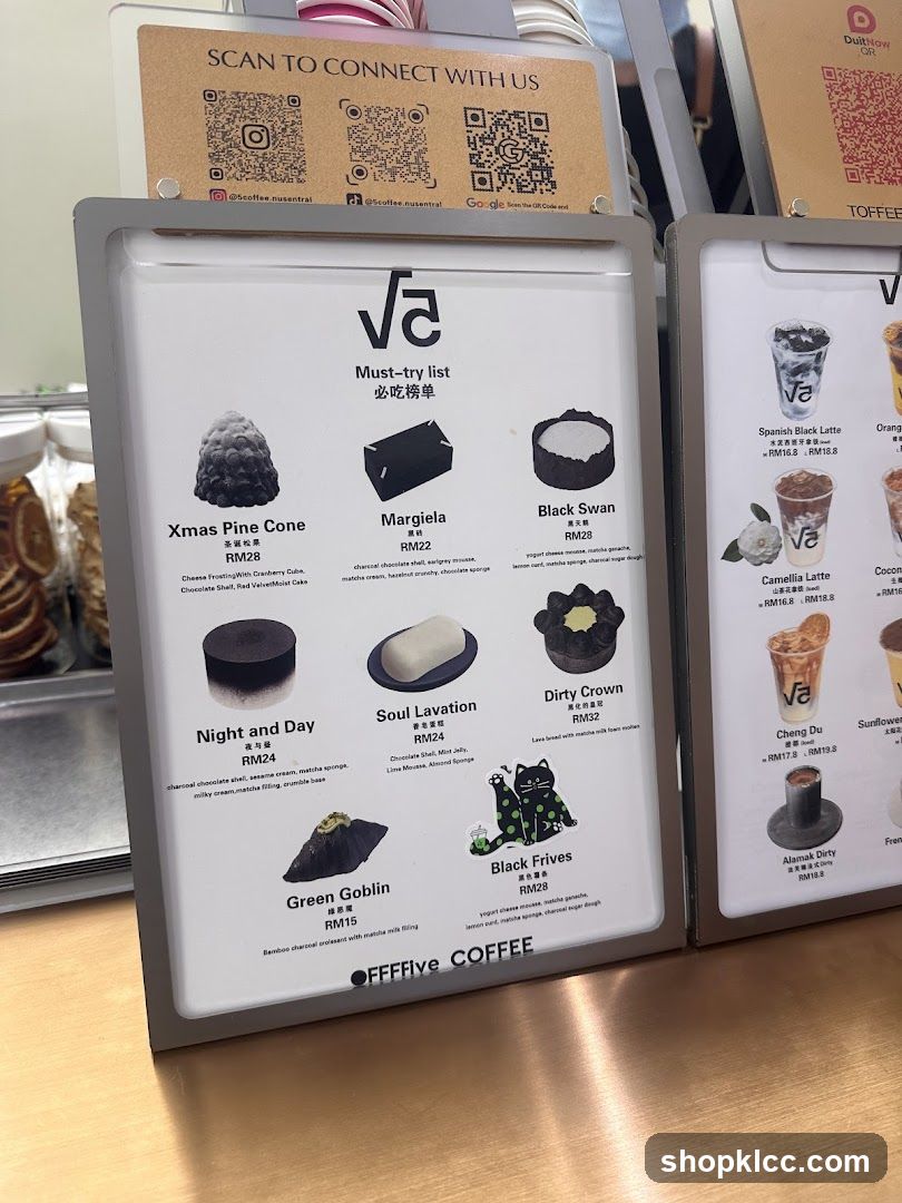 OFFFFive COFFEE Must-try list