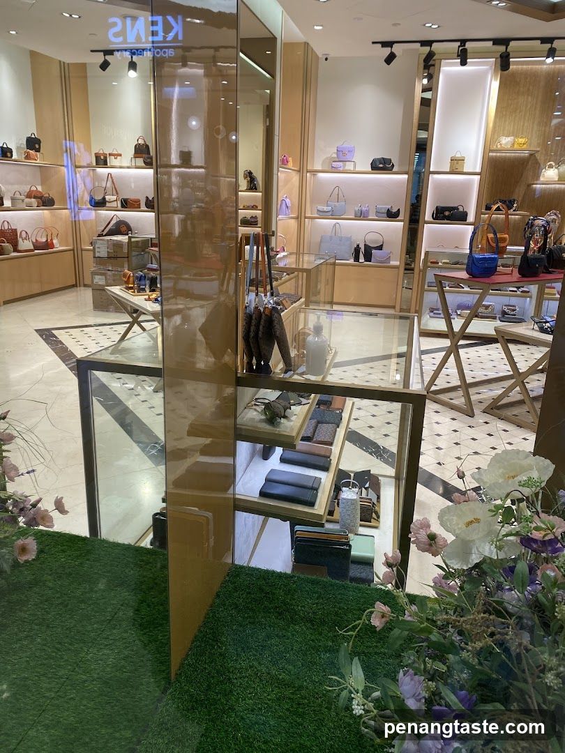 Store Interior with Handbags and Accessories