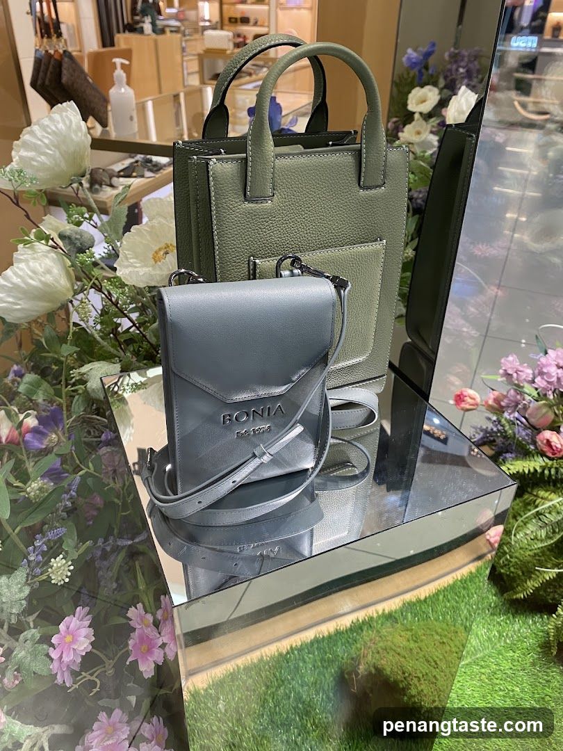 Bonia Bags Display