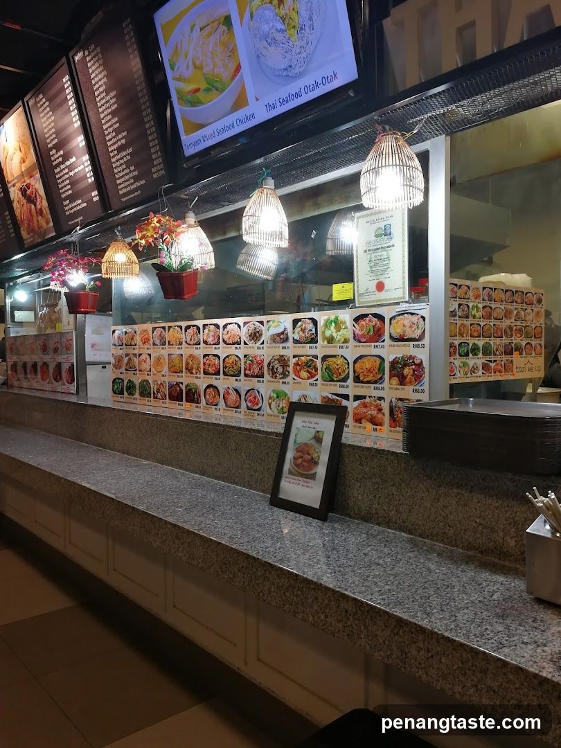 Restaurant Counter with Food Displays