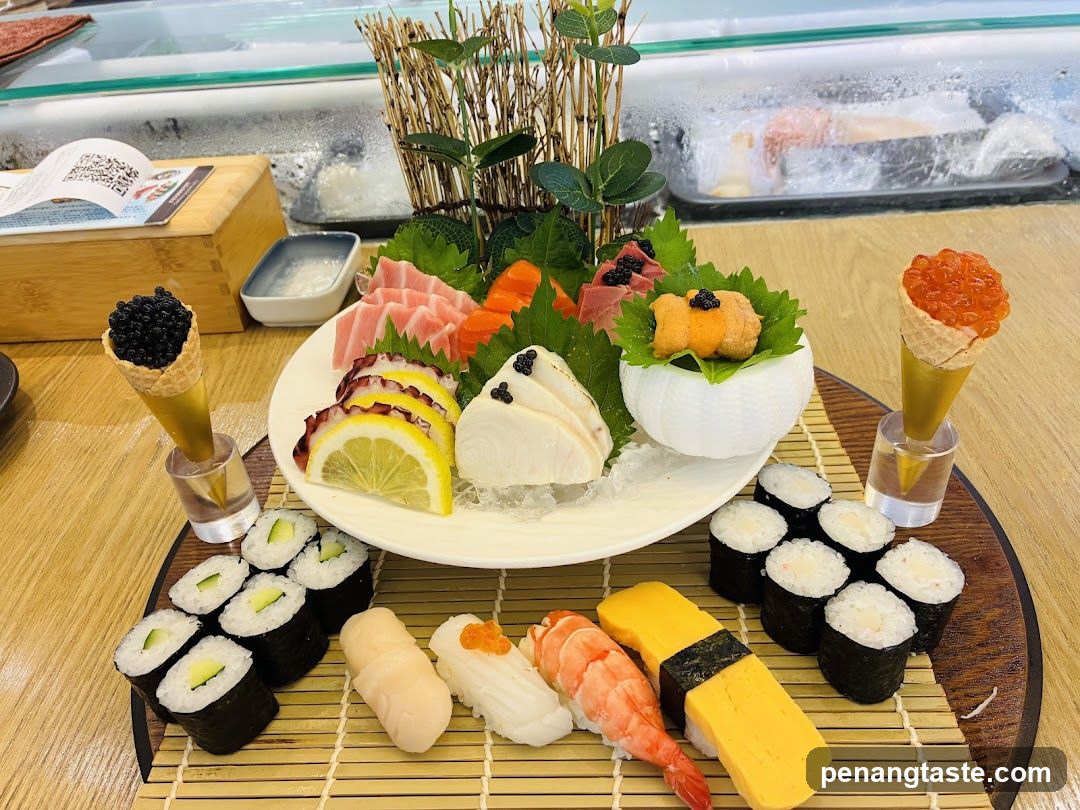 Sashimi and Sushi Platter