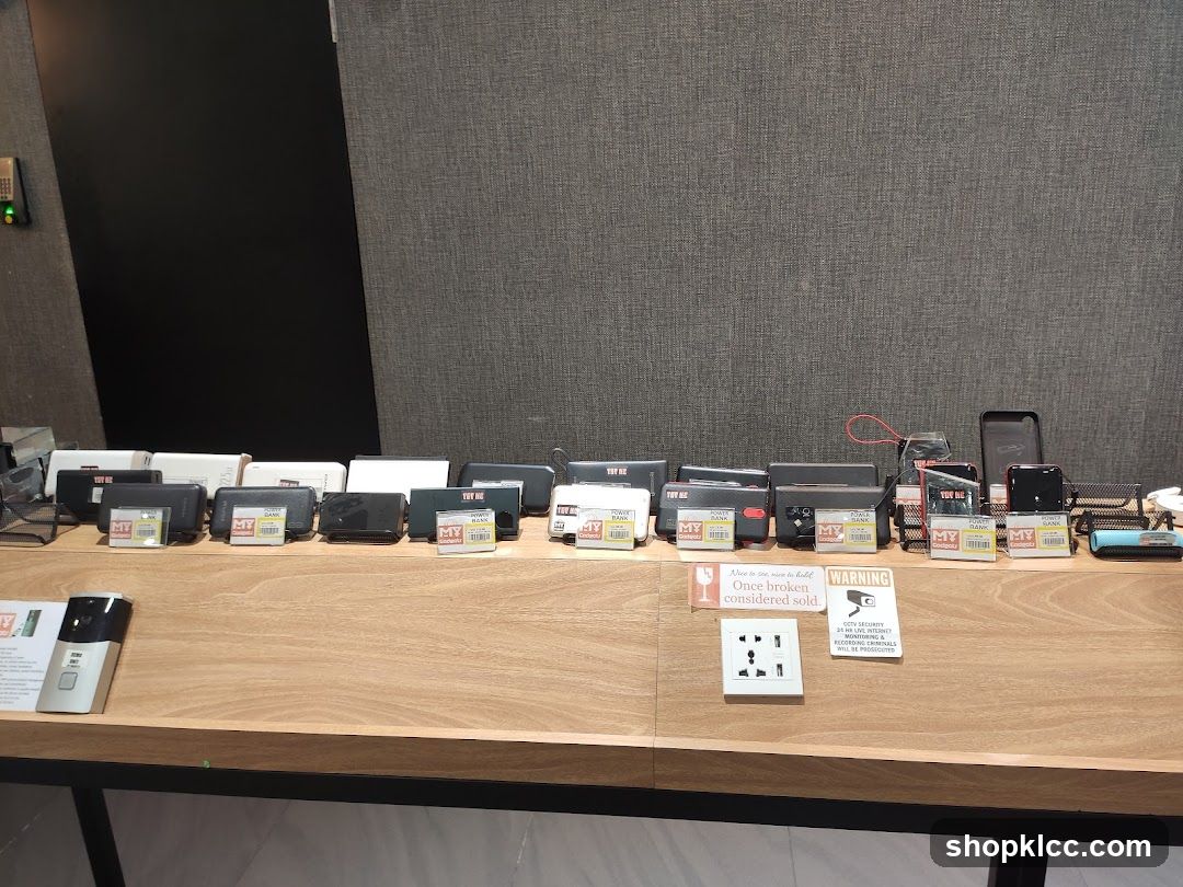 Electronic Gadgets Display