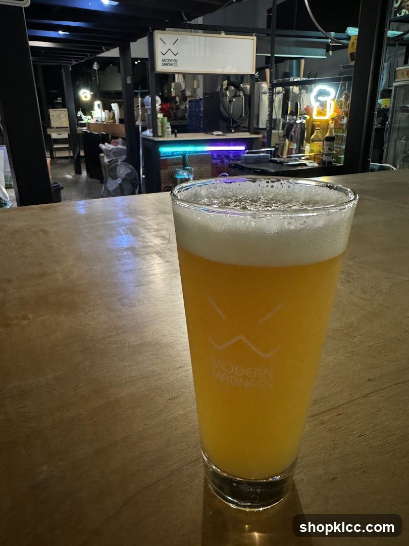 Beer with logo