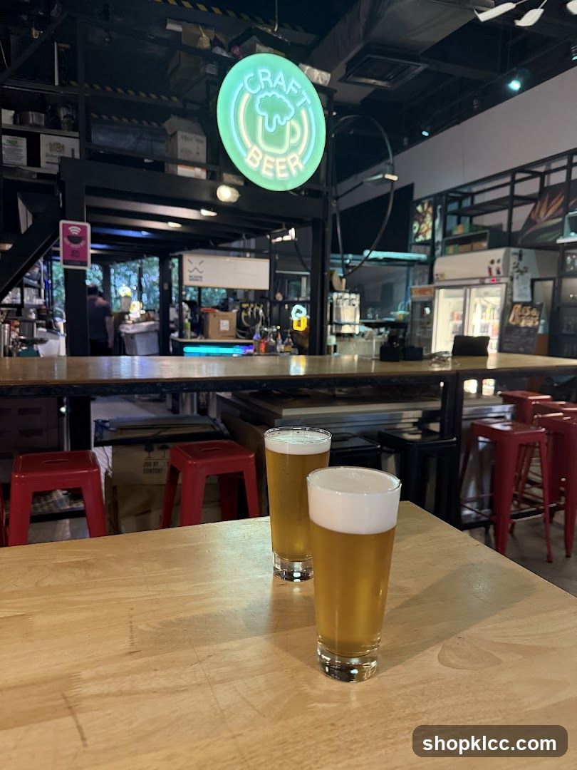 Craft Beer Bar Interior
