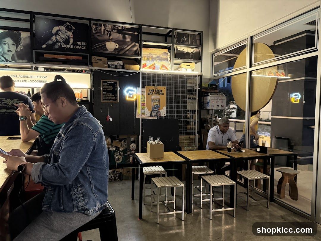 Bar Interior with Patrons