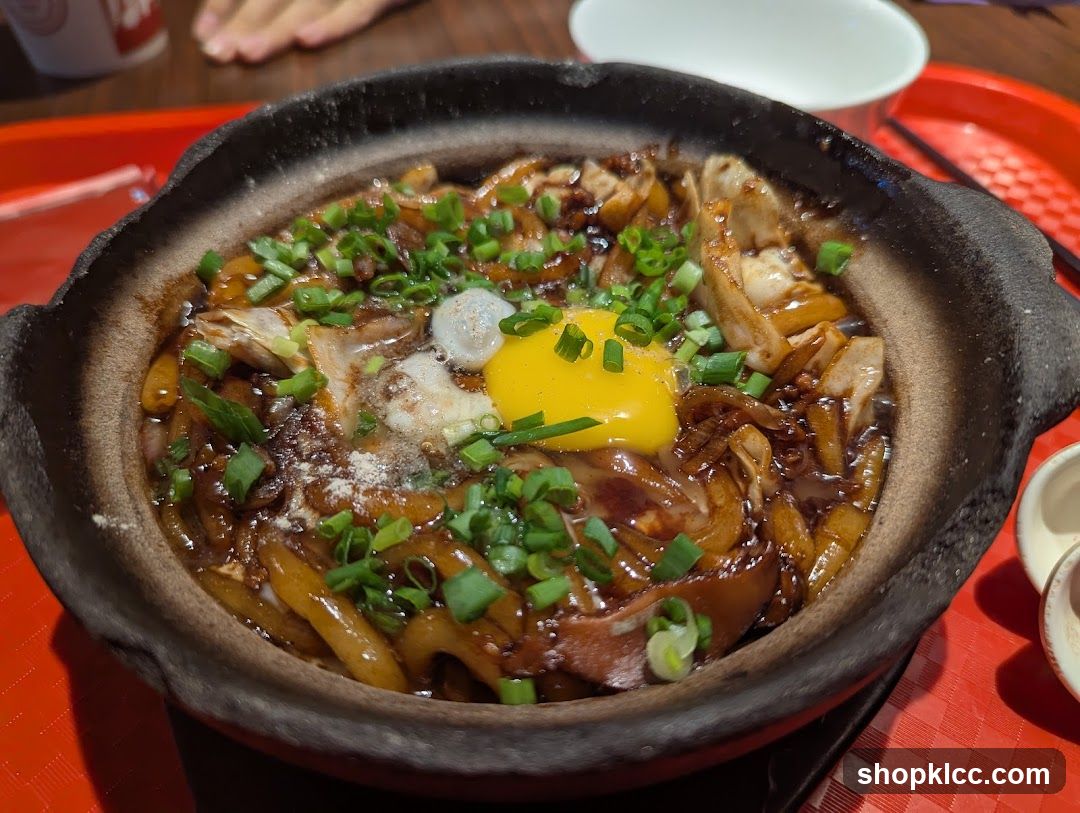 Claypot Noodles with Egg