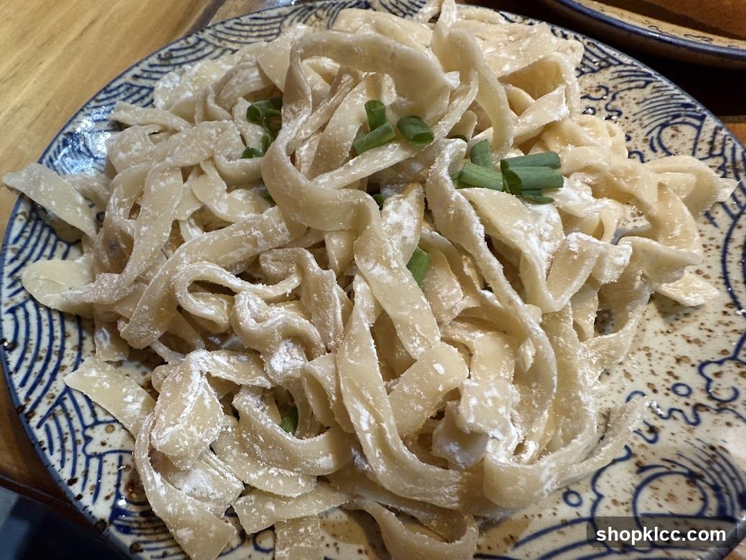 Noodles with Scallions