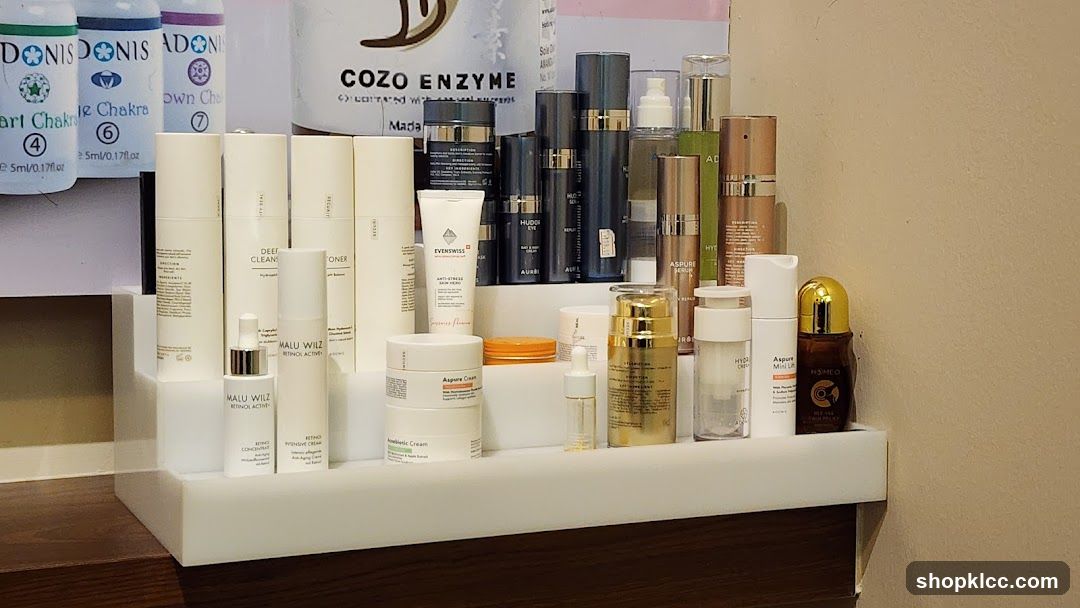 Skincare Products Display