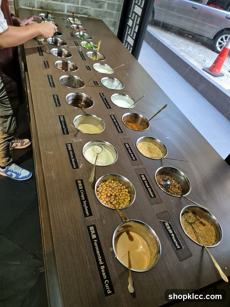 Condiment Bar