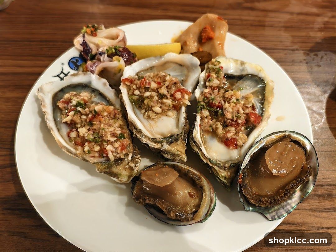 Oysters and Abalone