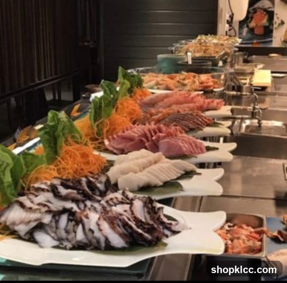 Sashimi Buffet Display