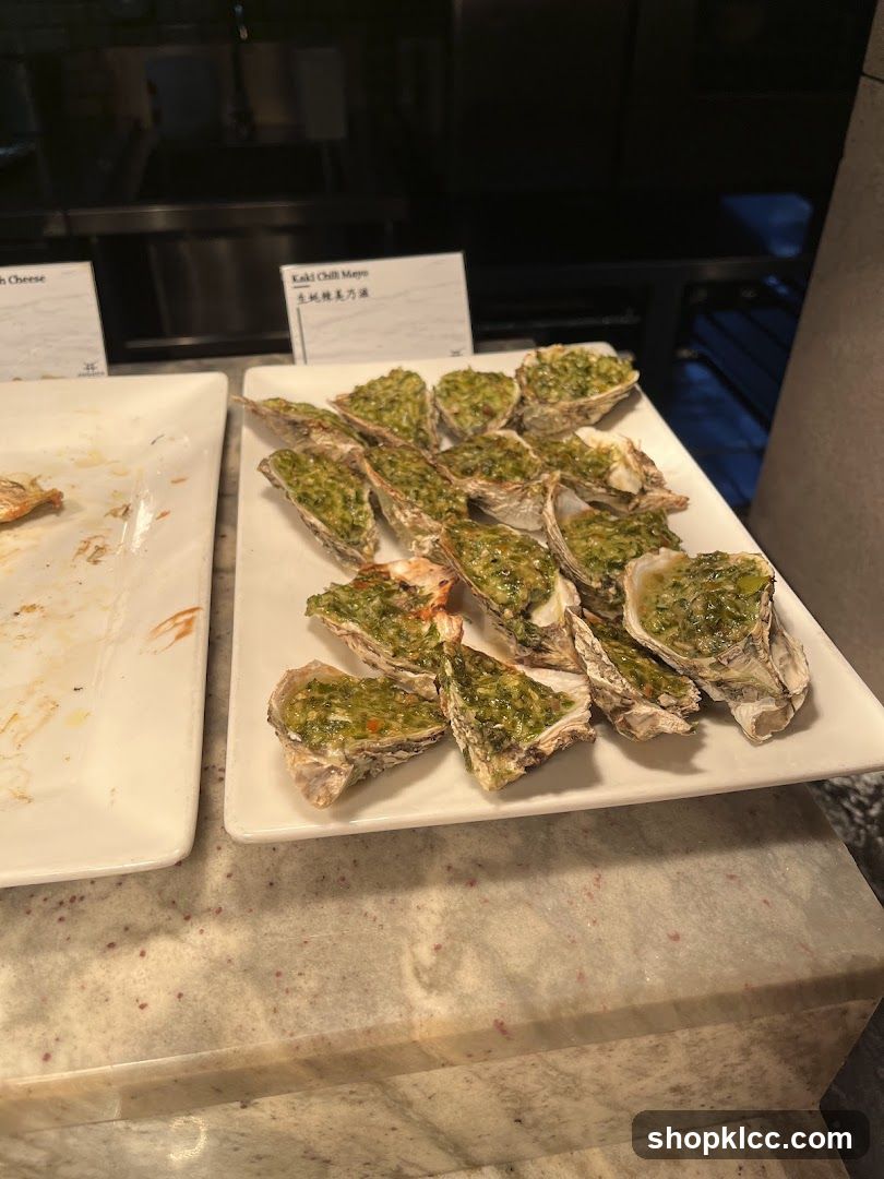Oysters with Topping
