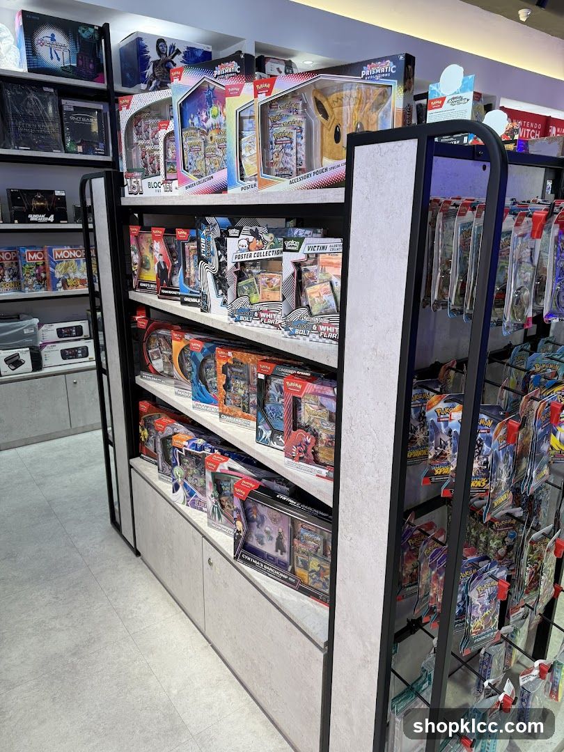 Trading Card Game Merchandise Display