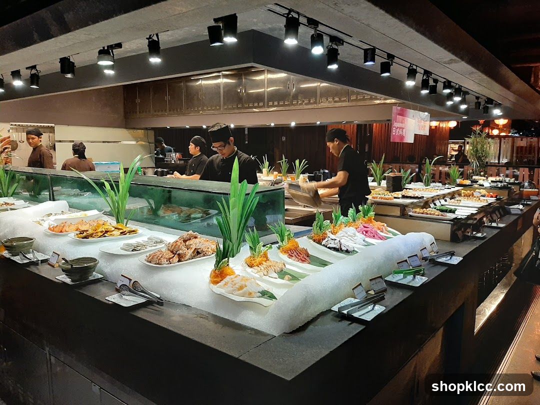 Sushi Buffet Display
