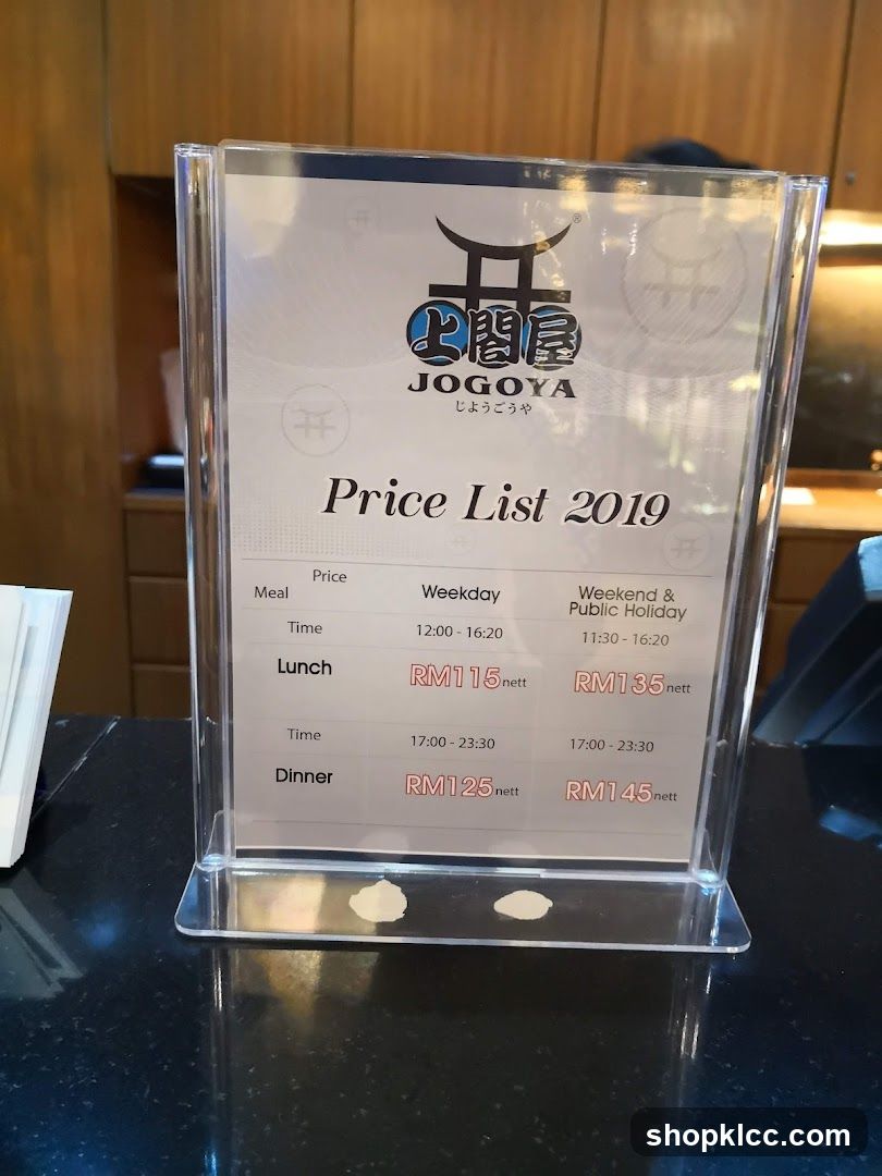 Price List 2019
