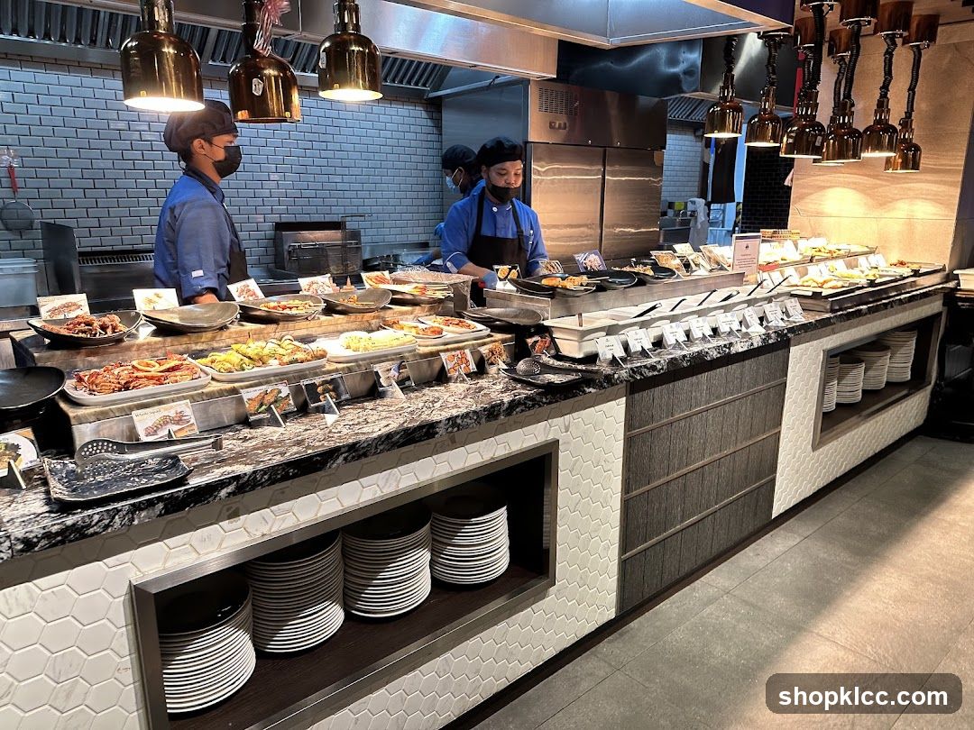 Buffet Food Display