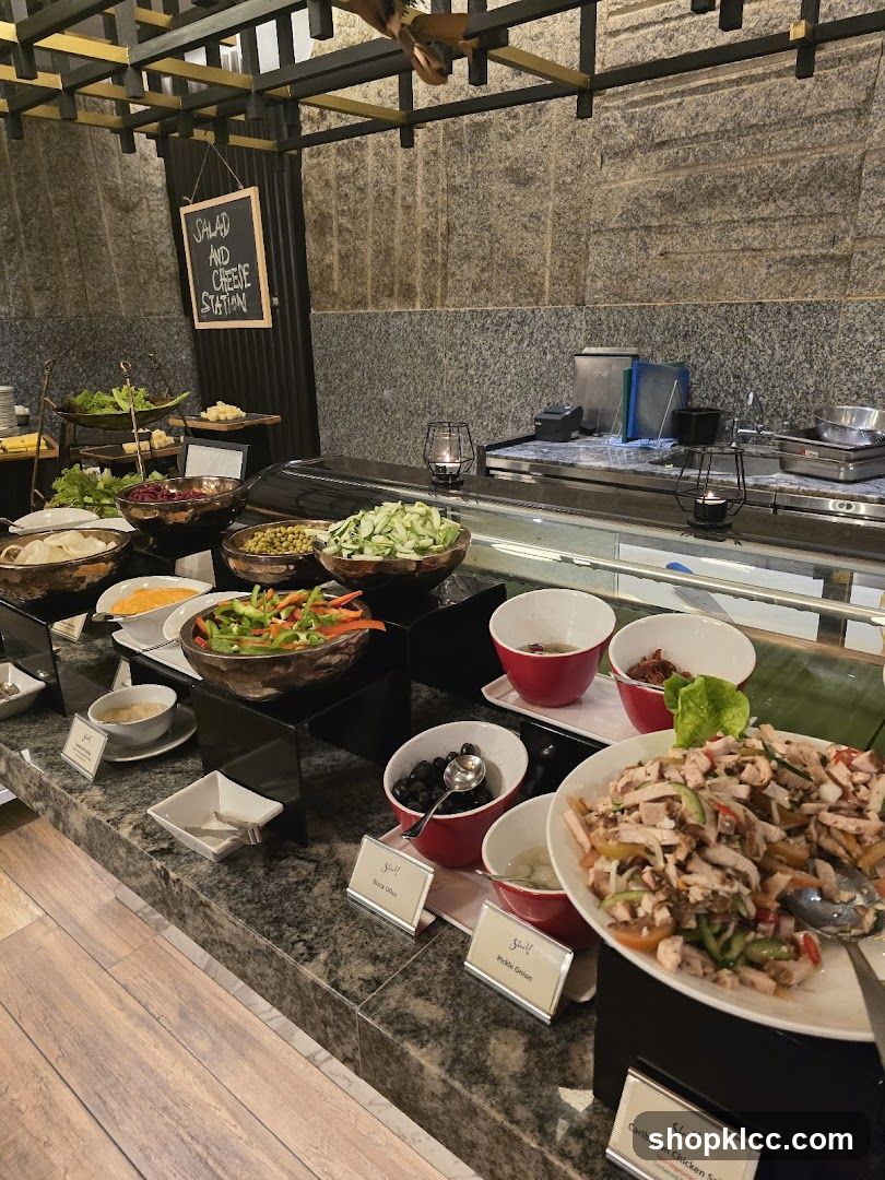 Salad and Cheese Station