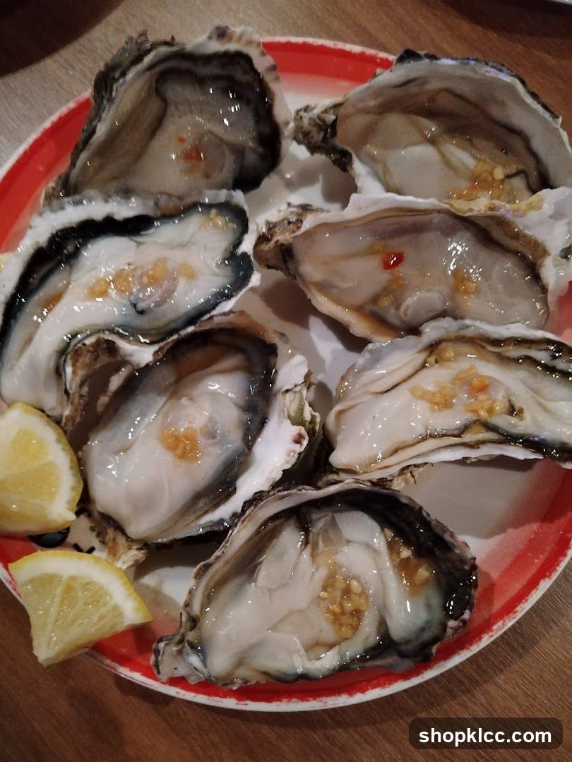 Oysters on a Plate