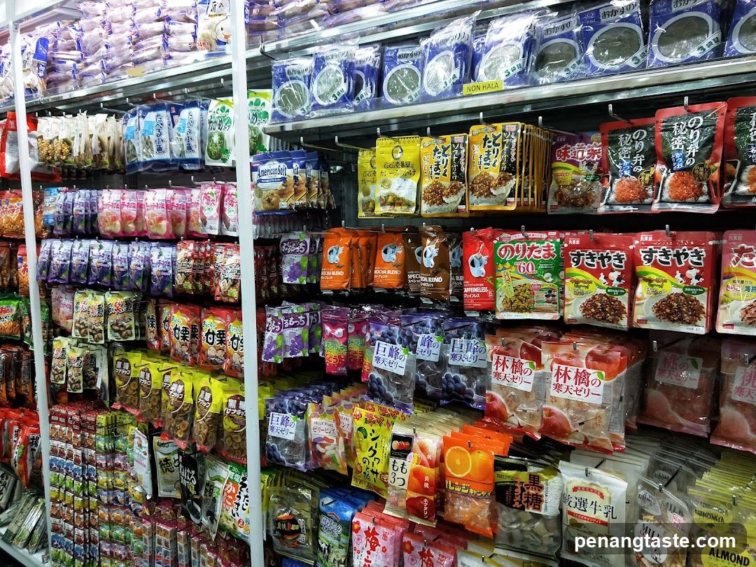 Assortment of Packaged Snacks