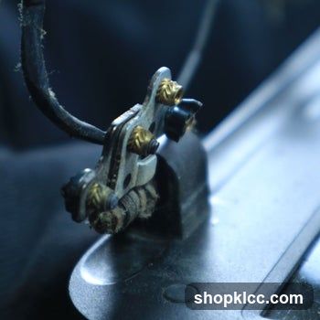 Close-up of electrical connection