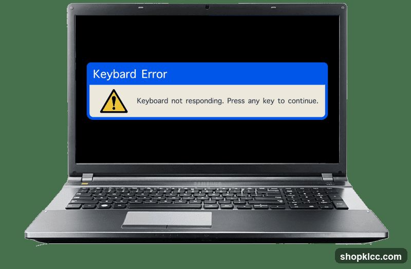 Laptop with Keyboard Error Message