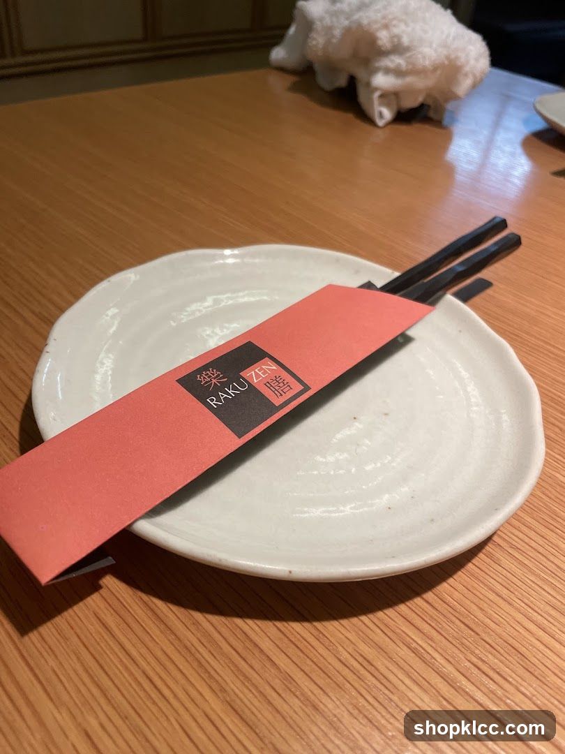 Chopsticks on a Plate