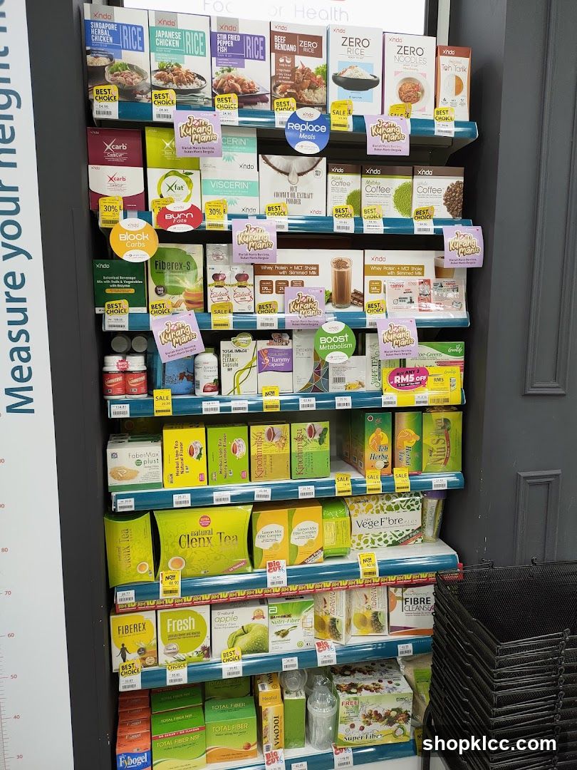 Health and Wellness Products Display