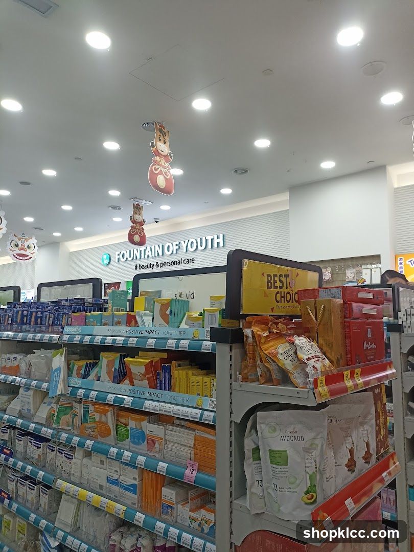 Fountain of Youth Store Interior