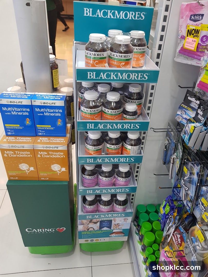 Blackmores Health Supplements Display