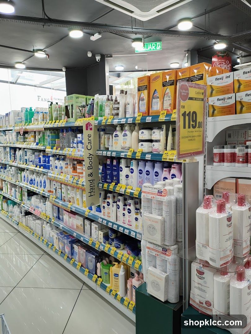 Health and Beauty Products Aisle
