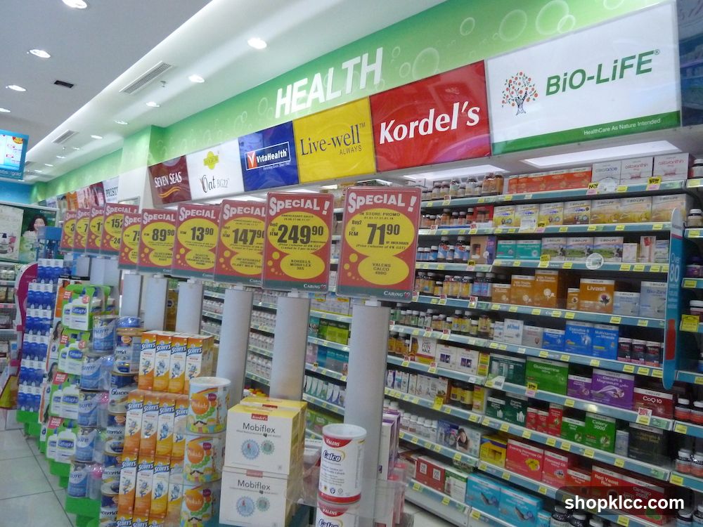 Health and Wellness Products Display
