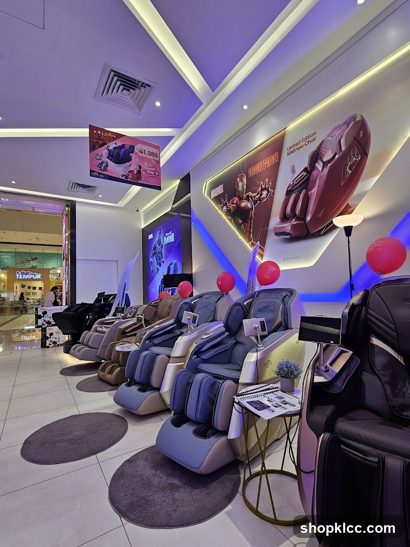 Massage Chair Showroom Interior