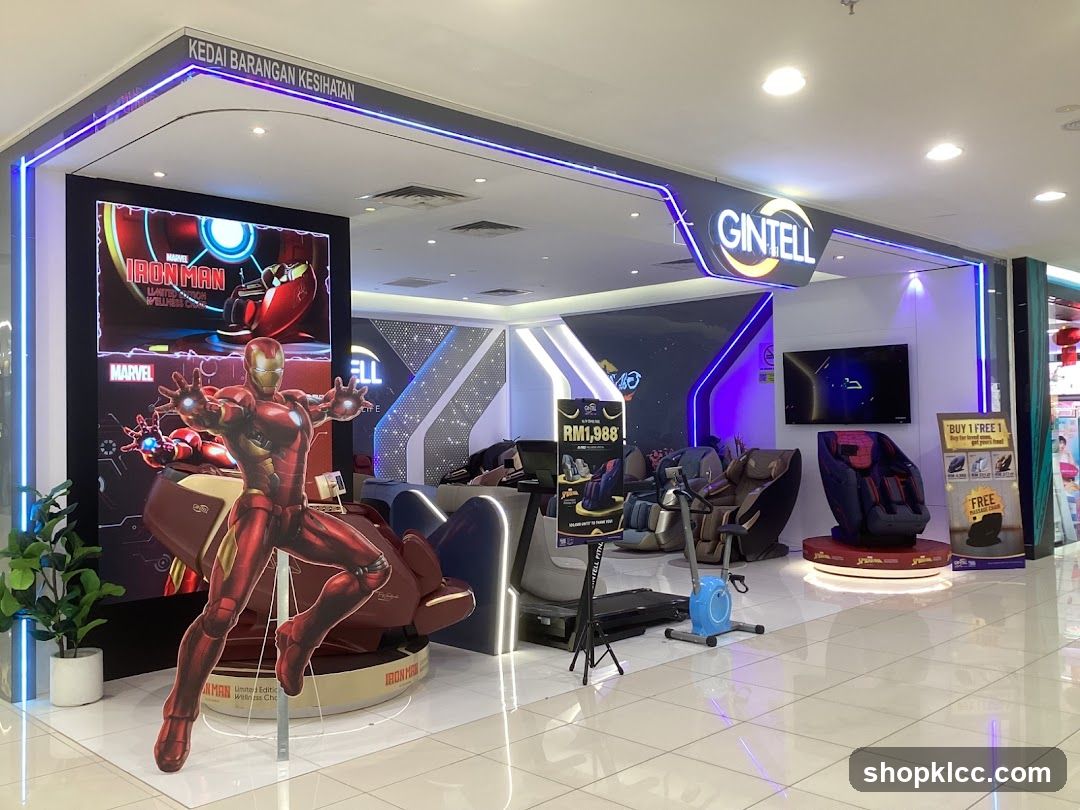 Ginell Store Interior with Iron Man Display