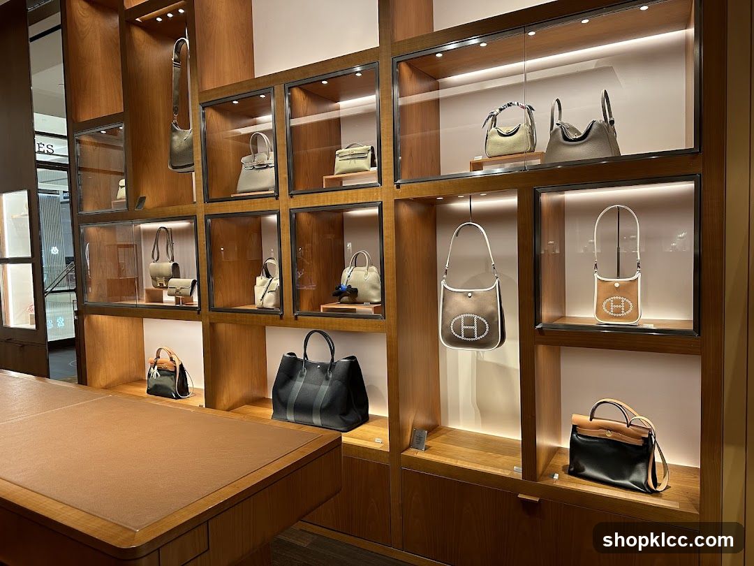 Luxury Handbag Display