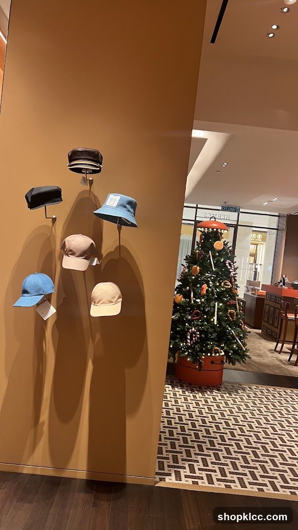 Hat Display and Christmas Tree