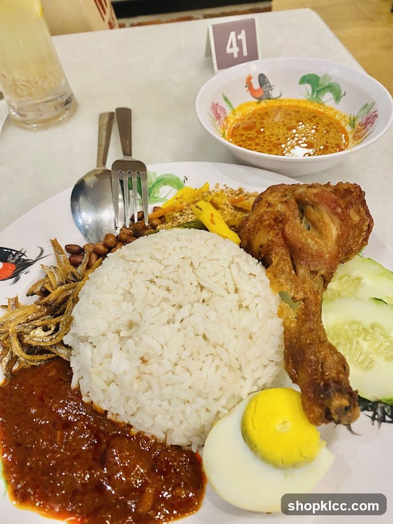 Nasi Lemak Plate