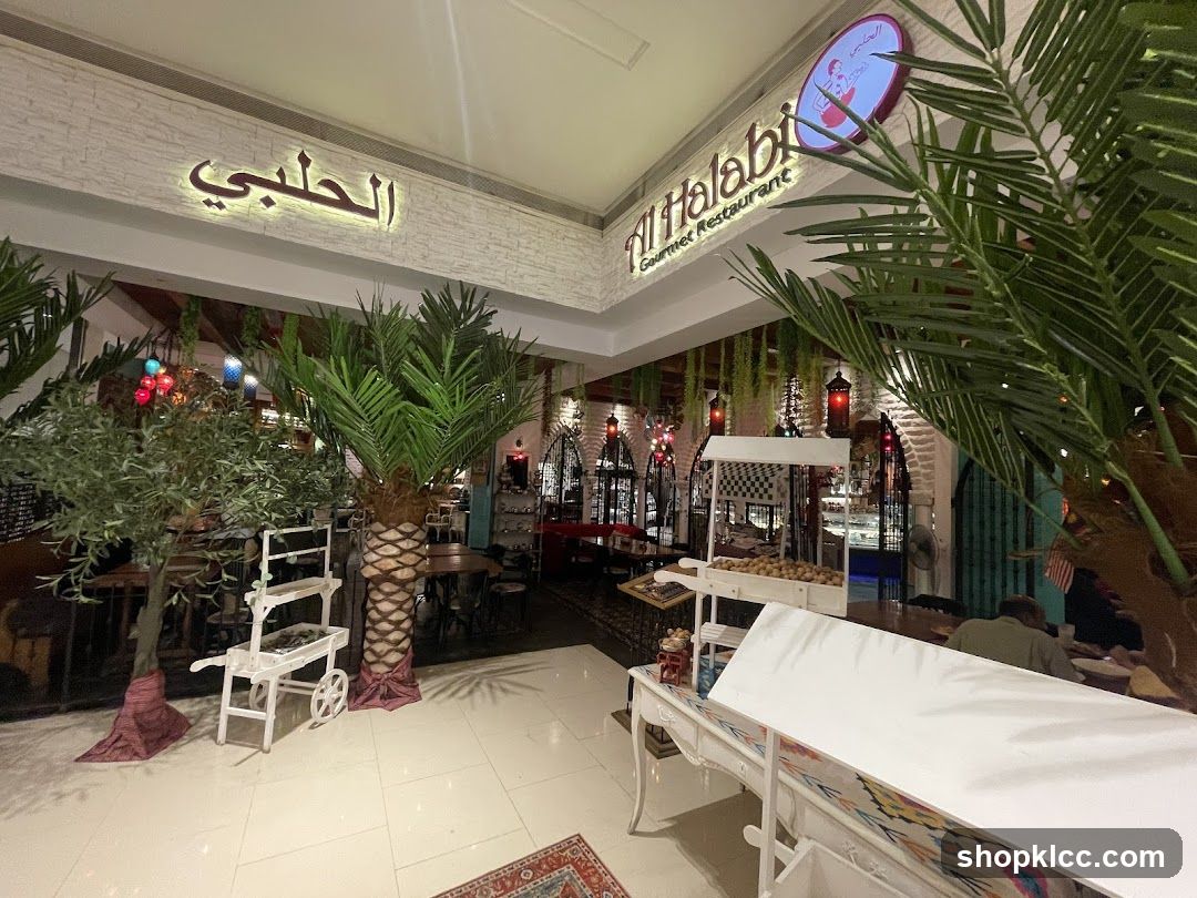 Interior of Al Halabi Restaurant